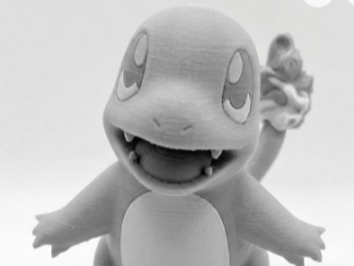Charmander High-Detail - Monochrome Edition