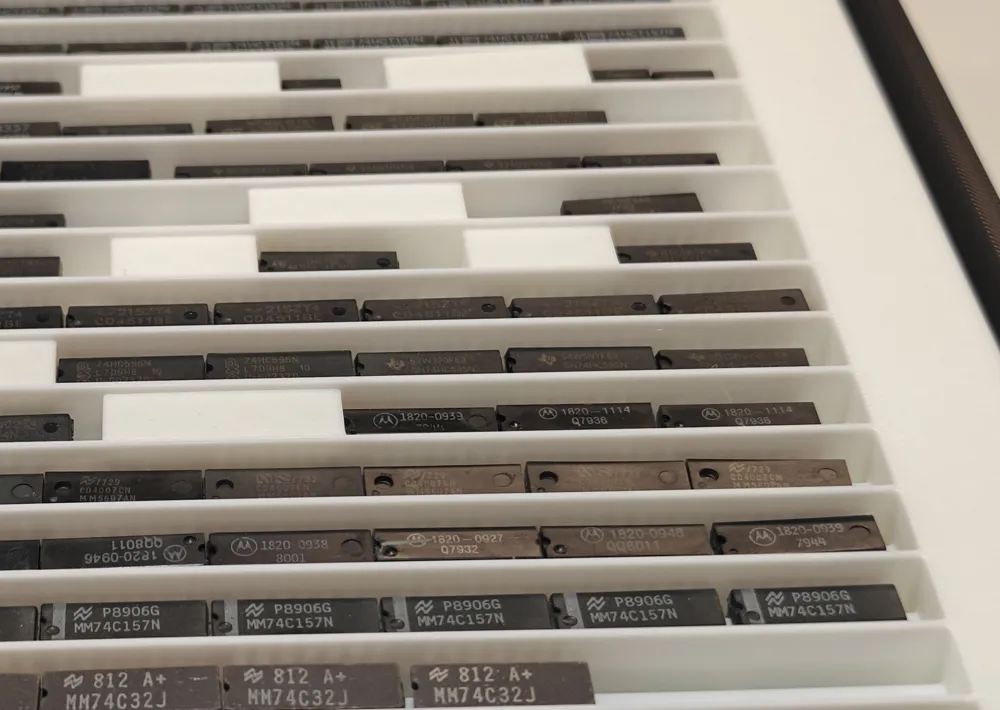 [BaBo] Integrated Circuit (IC) Storage Tray - Free 3D Print Model ...