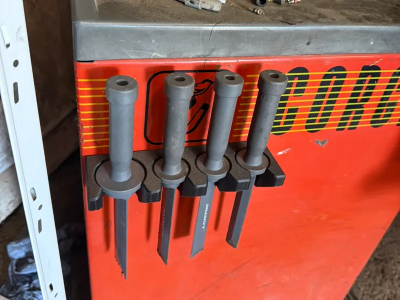Klebegewicht Schaber Halter