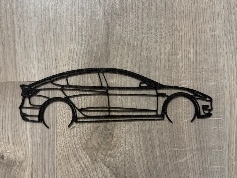 Tesla Model 3 silhouette
