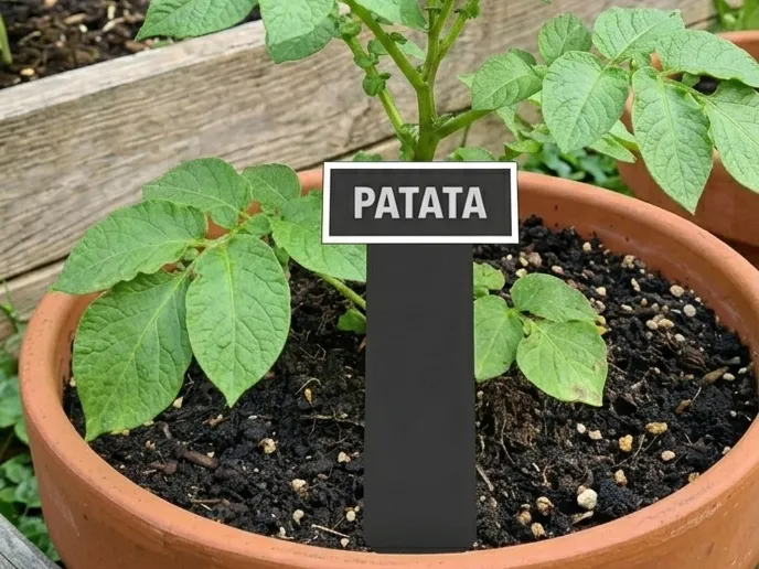 Cartel planta patata