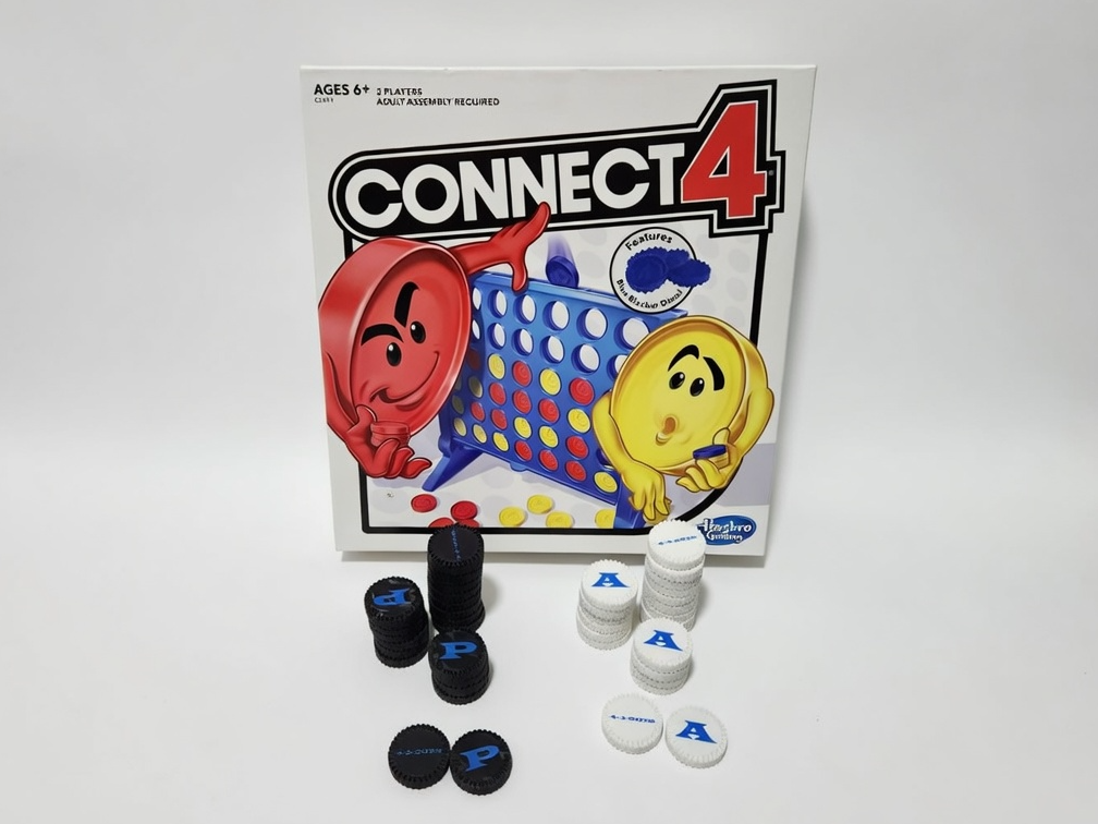 Custom Personalized Connect 4 Pieces - Poker Chips