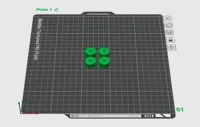 20 x 4 x 10 mm - 0.2mm layer, 3 walls, 40% infill