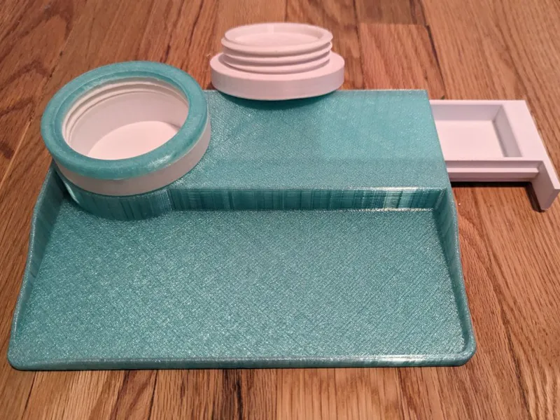 Rolling Tray with Multi-Storage