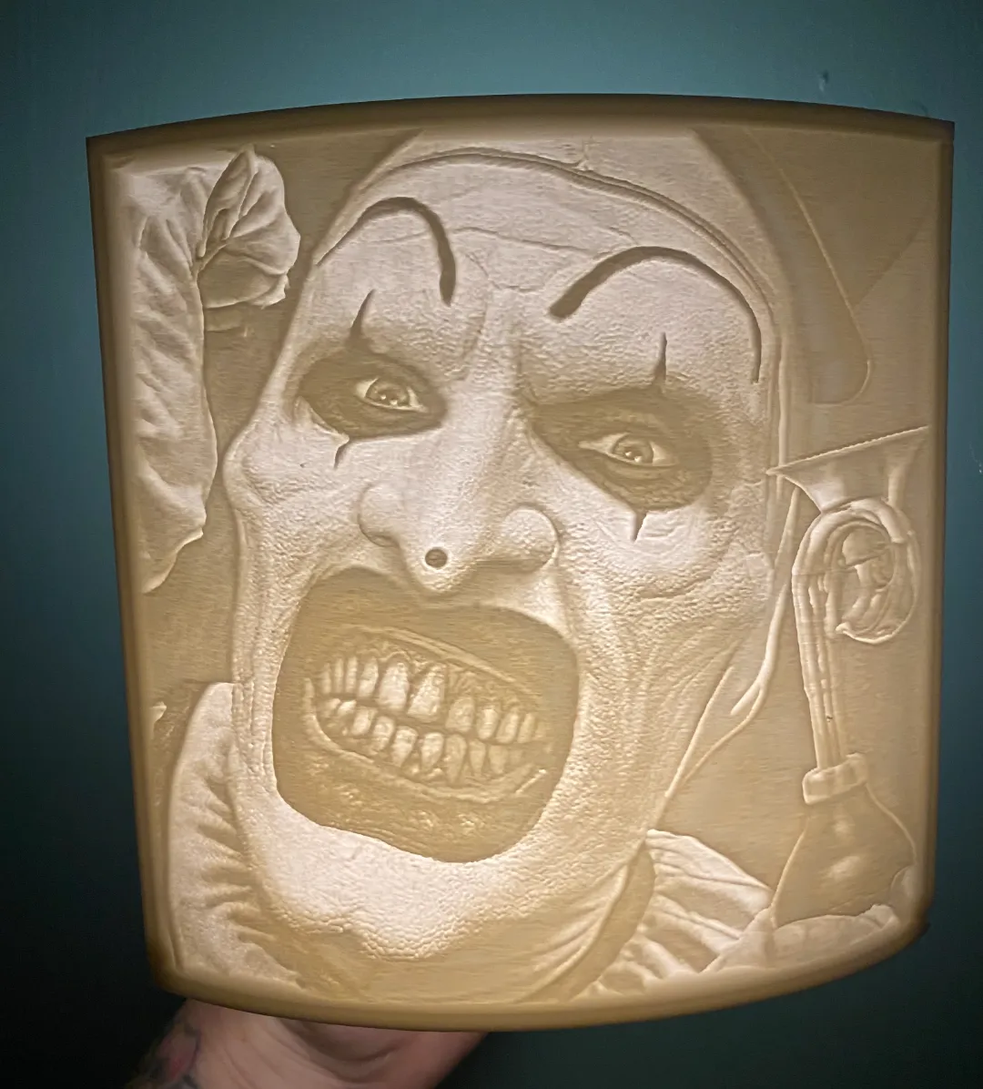 Lithophanie Art the Clown — Terrifier