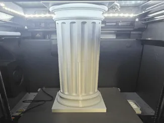 Greek column lamp