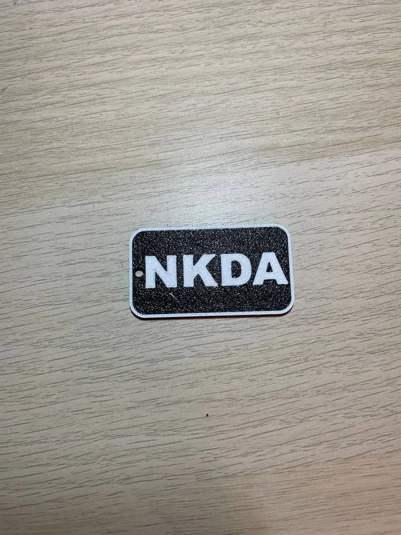 NKDA (No Known Drug Allergies) keychain