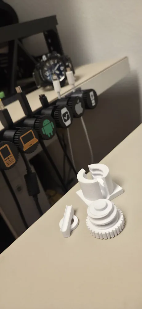 Connector Lock 3d Model Screw Lock USB Cable Holder - Free 3D Print Model - MakerWorld
