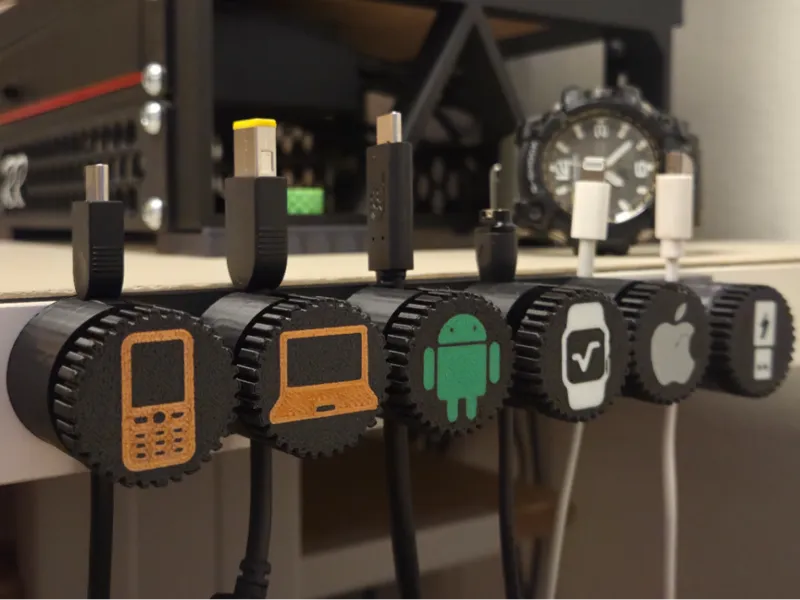 Screw Lock USB Cable Holder