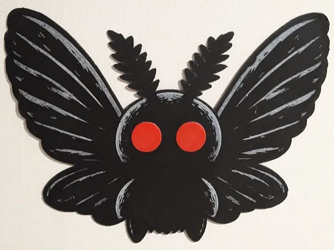 Mothman Wall Character
