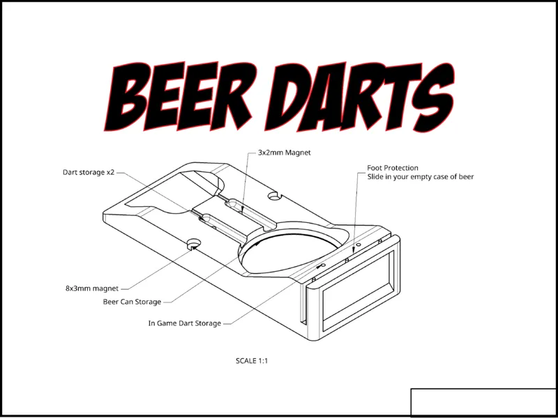 Beer Darts Drinking game