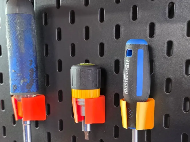 Skadis universal screwdriver holder (M&L sizes)