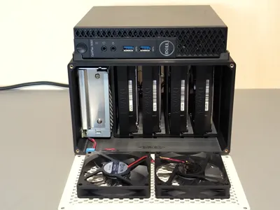4 bay NAS using DELL 3060 - XL and XXL shells