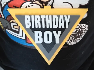 Monster Jam Birthday Boy Necklace