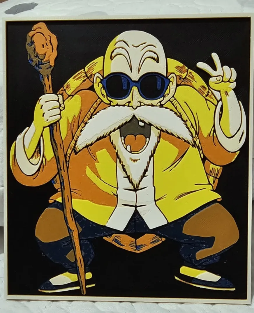 Dragon Ball Master Roshi (Turtle Hermit) by benito valentin - MakerWorld