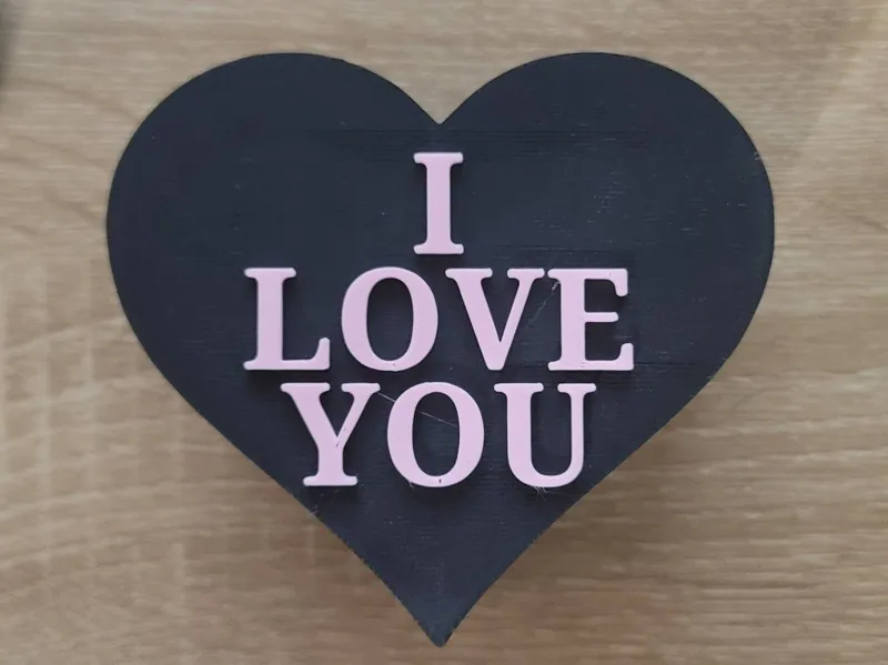 I Love You box