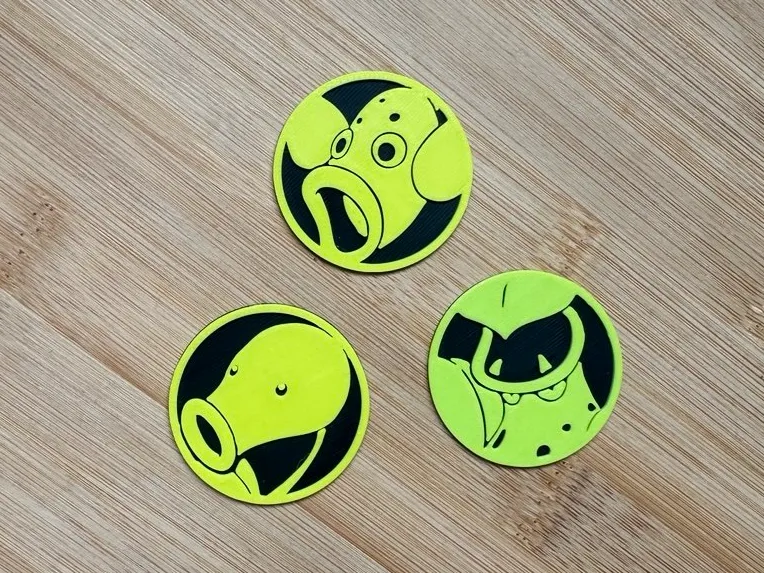 Bellsprout Evolution Coin (Pokemon Gen1)