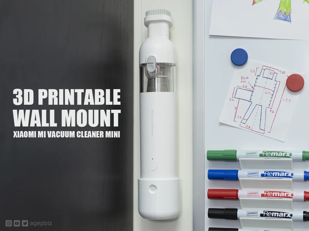 Support mural aspirateur Xiaomi Mini