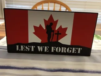 Remembrance Day Light Box