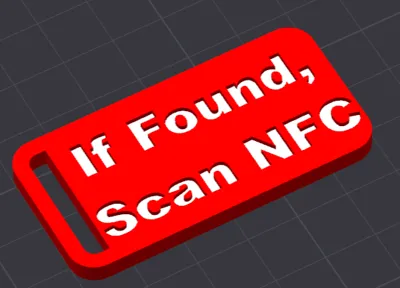 NFC Keychain for Luggage