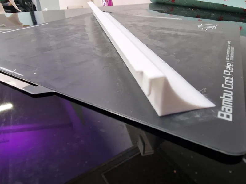 Bambu Lab X1C P1P Spoiler / Chamber Waste recovery for debris removal