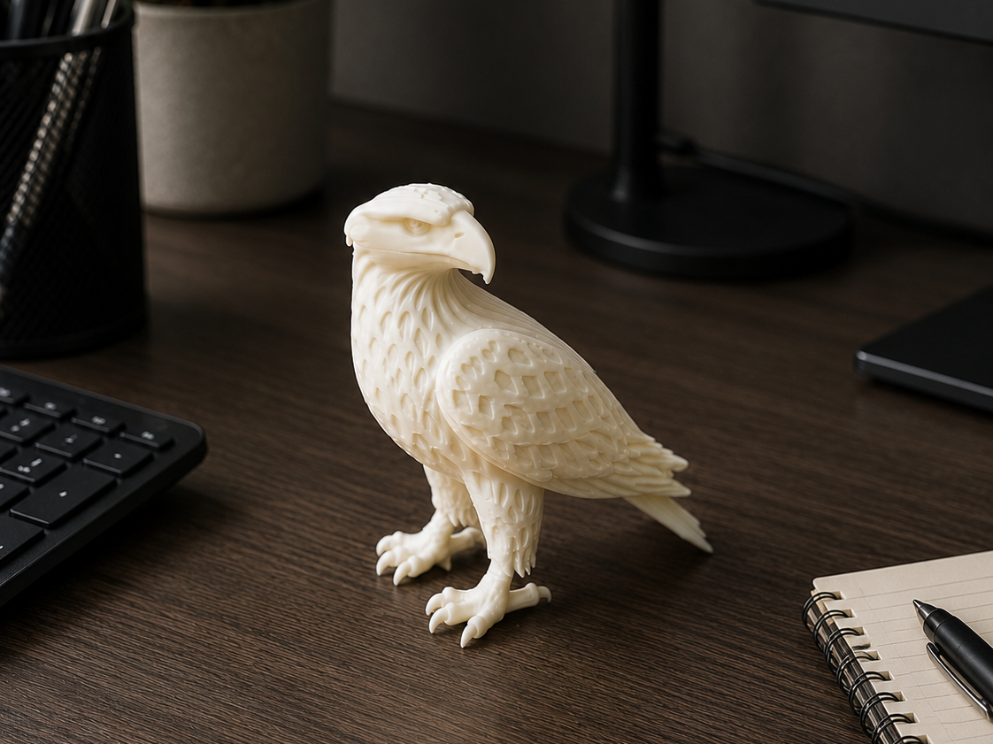 Majestic Eagle Statue – Detailed 3D Printed Model