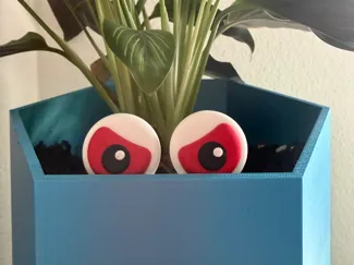 Angry Plant Eyes – Fun Pot Decor for Houseplants