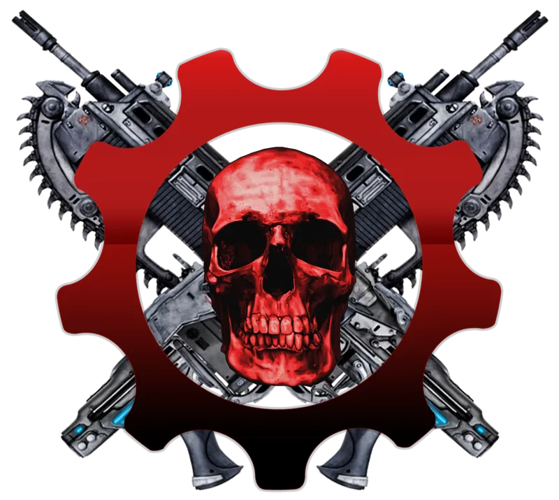 Gears of war logo Hueforge