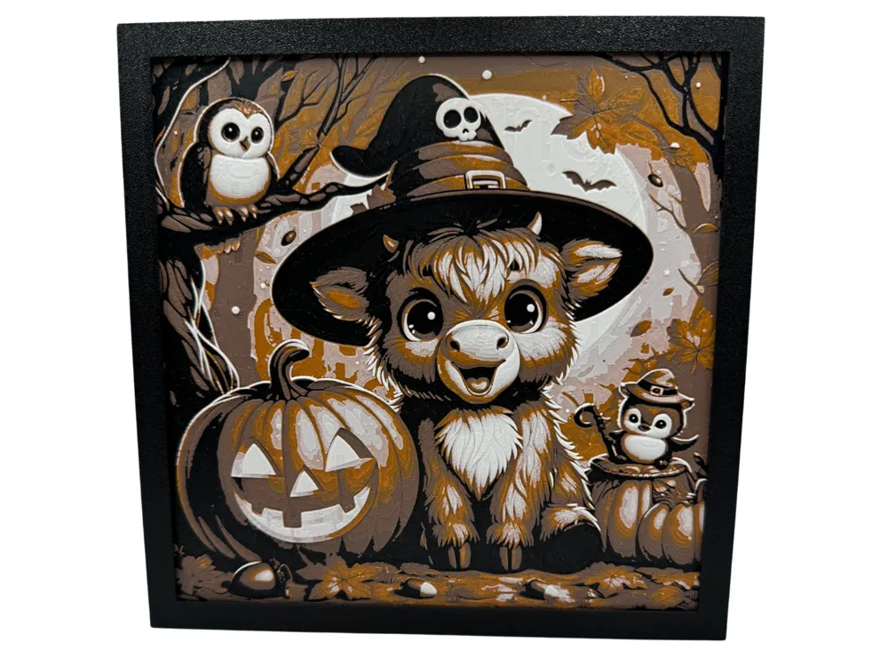 Halloween Highland Cow