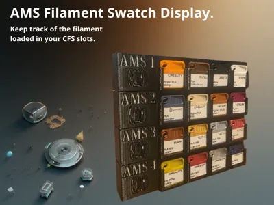 AMS Filament Swatch Display