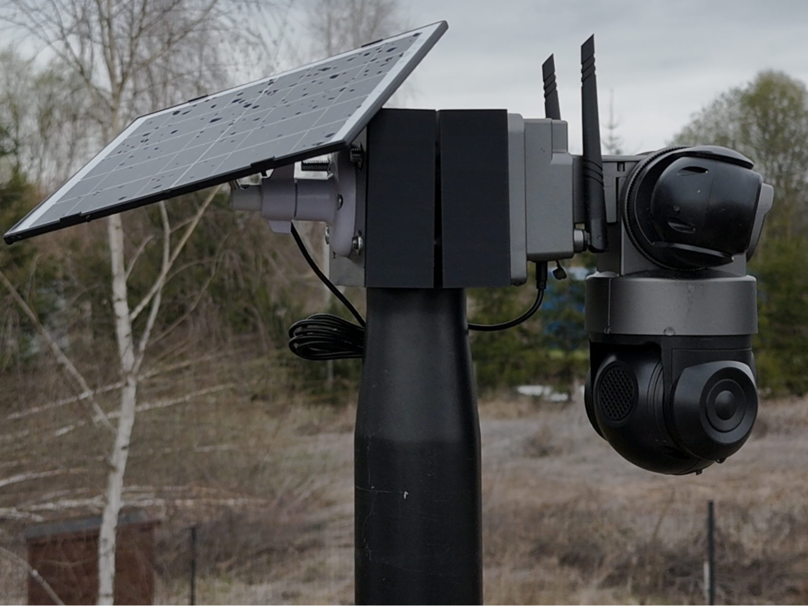 Outdoor Solar Camera 4G LTE Mount/Bracket Pole 