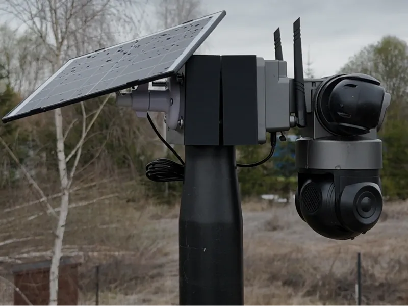 Outdoor Solar Camera 4G LTE Mount/Bracket Pole 