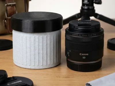Camera lens travel case. Canon RS/RF 50mm