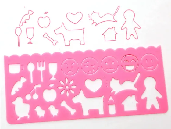Montessori Template Drawing for Kids Stencils view 3