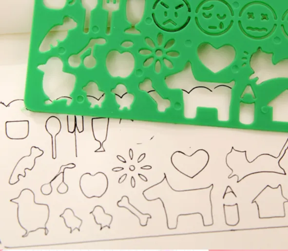 Montessori Template Drawing for Kids Stencils view 4