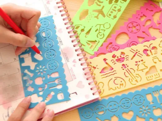 Montessori Template Drawing for Kids Stencils