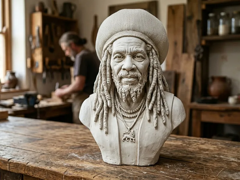 Rasta Vibes - Detailed Rastaman Bust