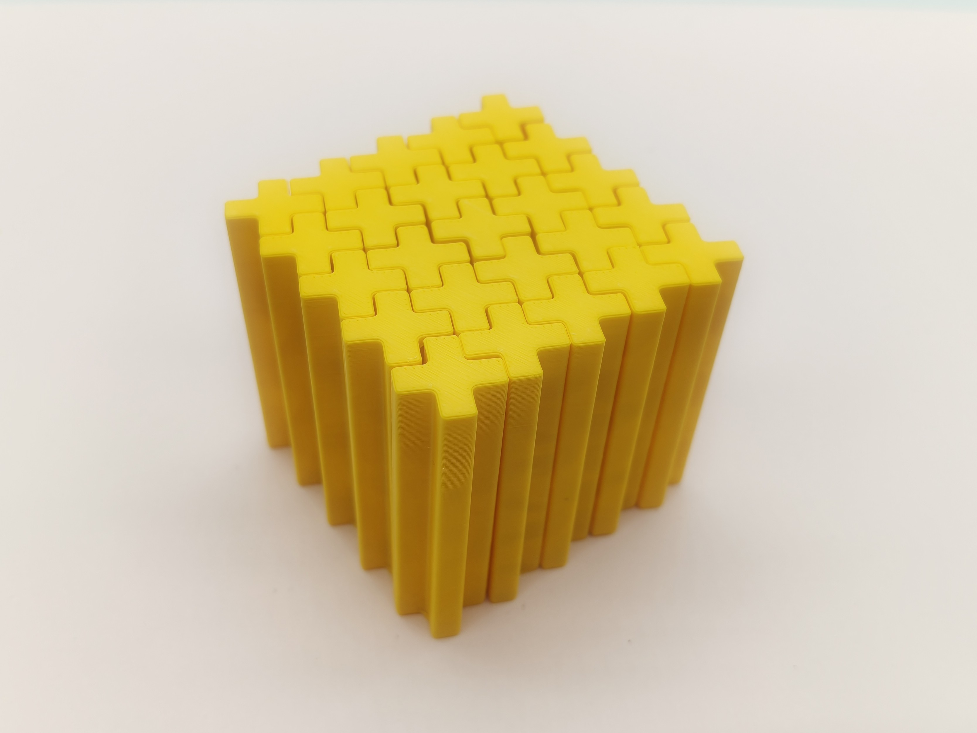 Miniatura 1 do modelo 3D 史莱姆解压玩具：十字几何方块
