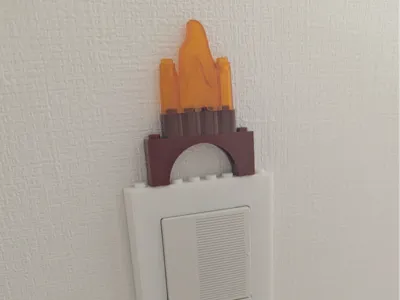 Wide 21 switch cover that can secure blocks