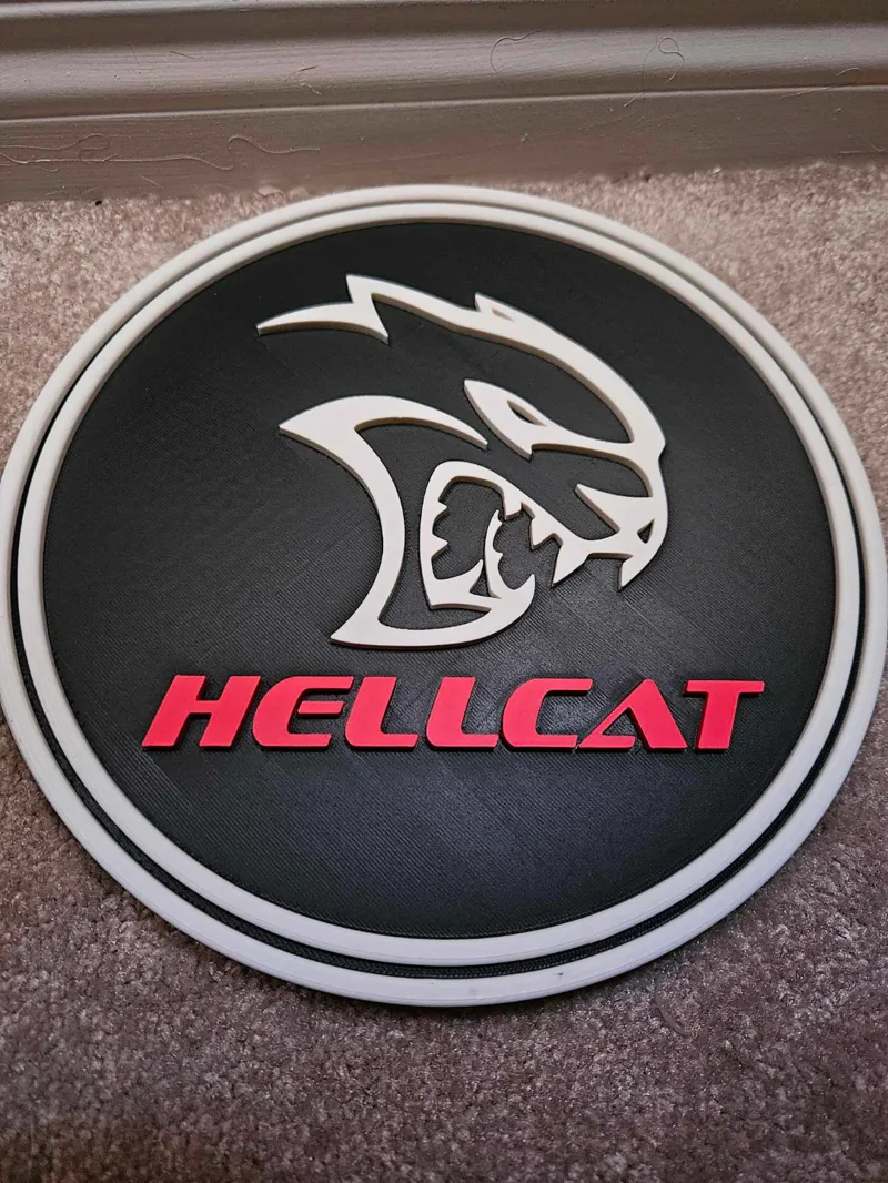 Dodge Hellcat Sign