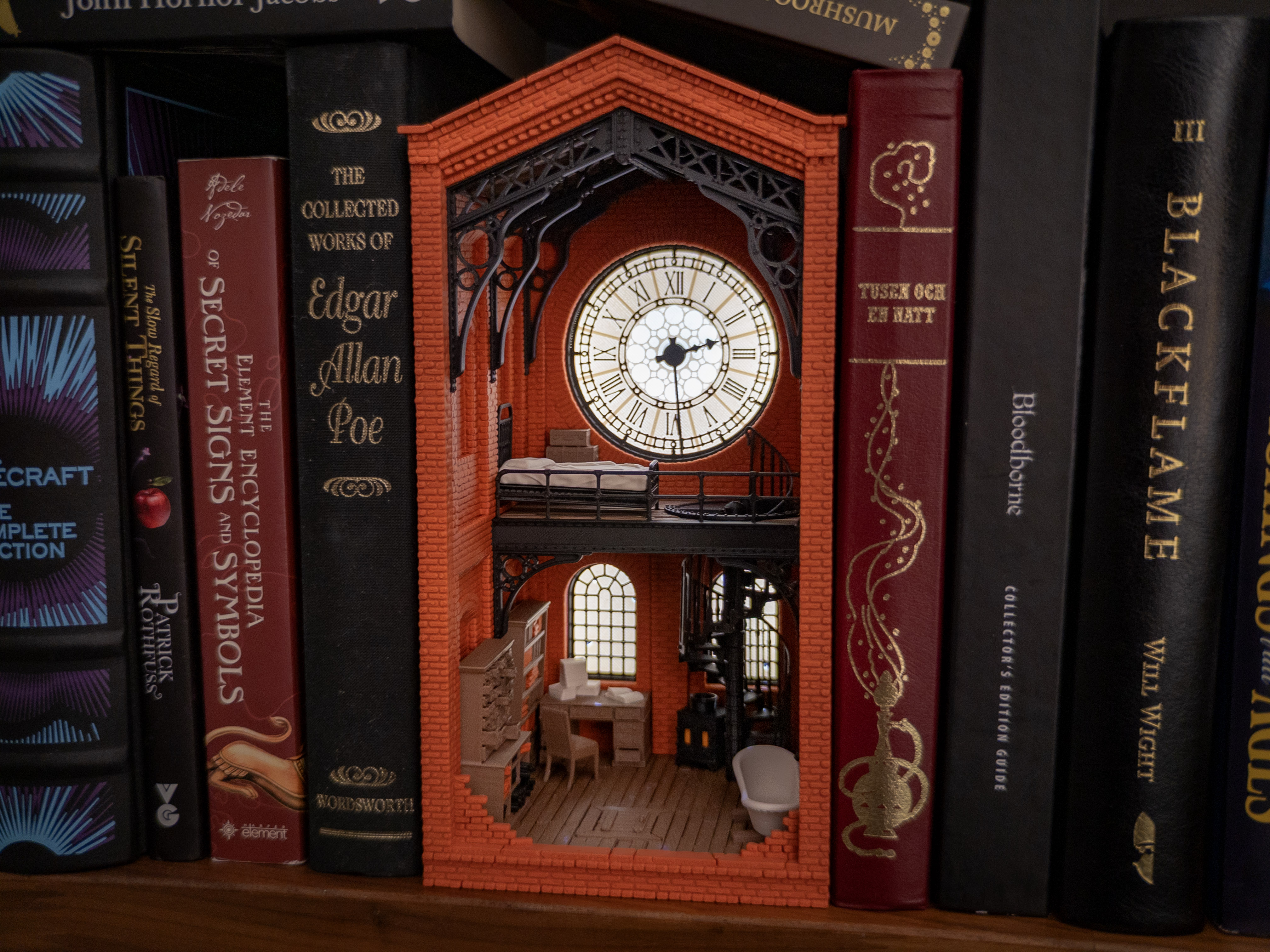 Victorian Clock Tower - A Book Nook Timepiece - Free 3D Print