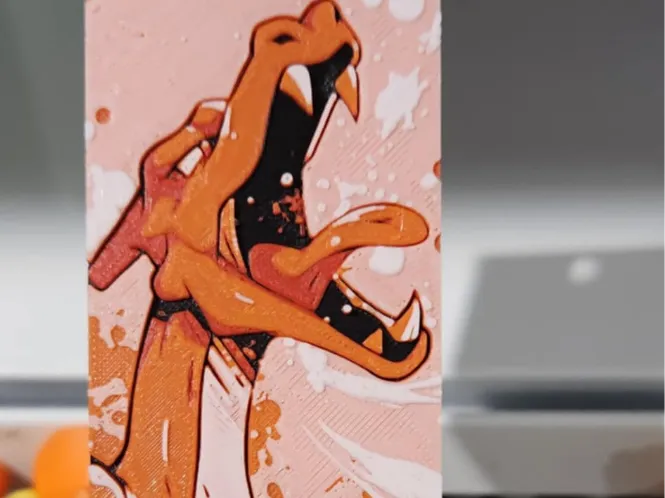Hueforge Charizard Bookmark