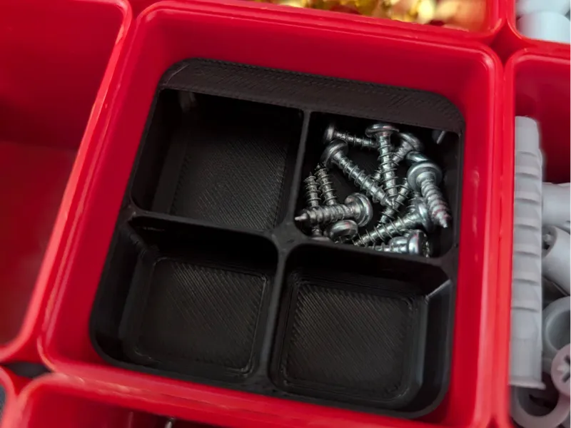 1x1 Sortimo Insert 15mm Quarter