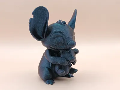Chibi Lilo & Stitch & Angel by Aleandrus MakerWorld: Download Free 3D ...