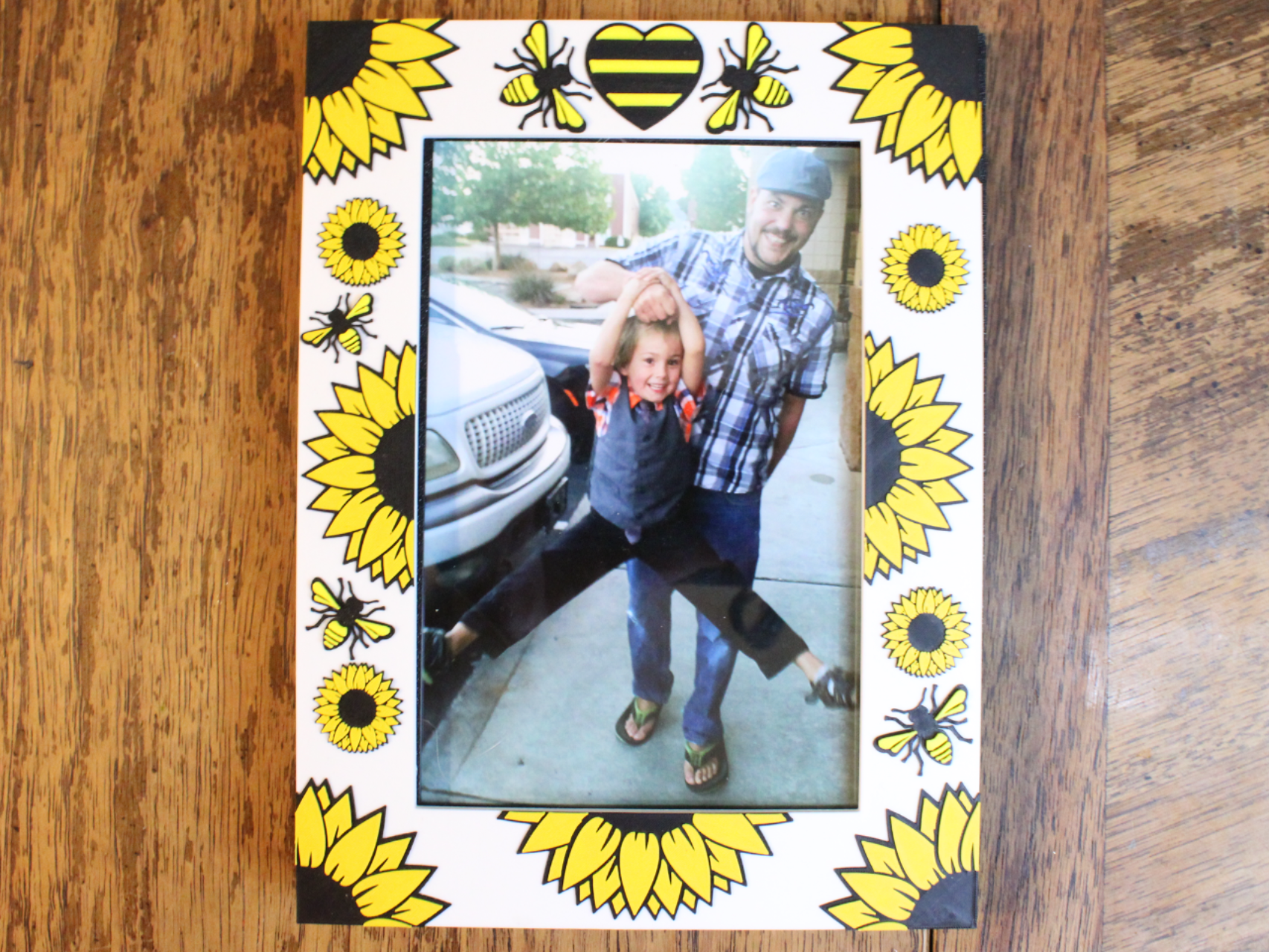 Sunflower Frame front Layered