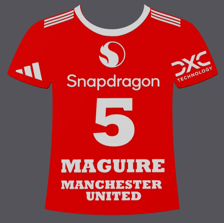 Manchester United 2024 Jersey Editable