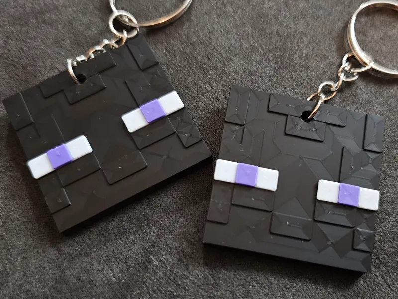 Enderman Head Keychain