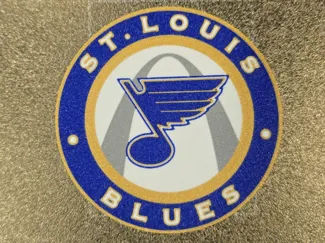 Blues Coaster set With Imprinted Holder
