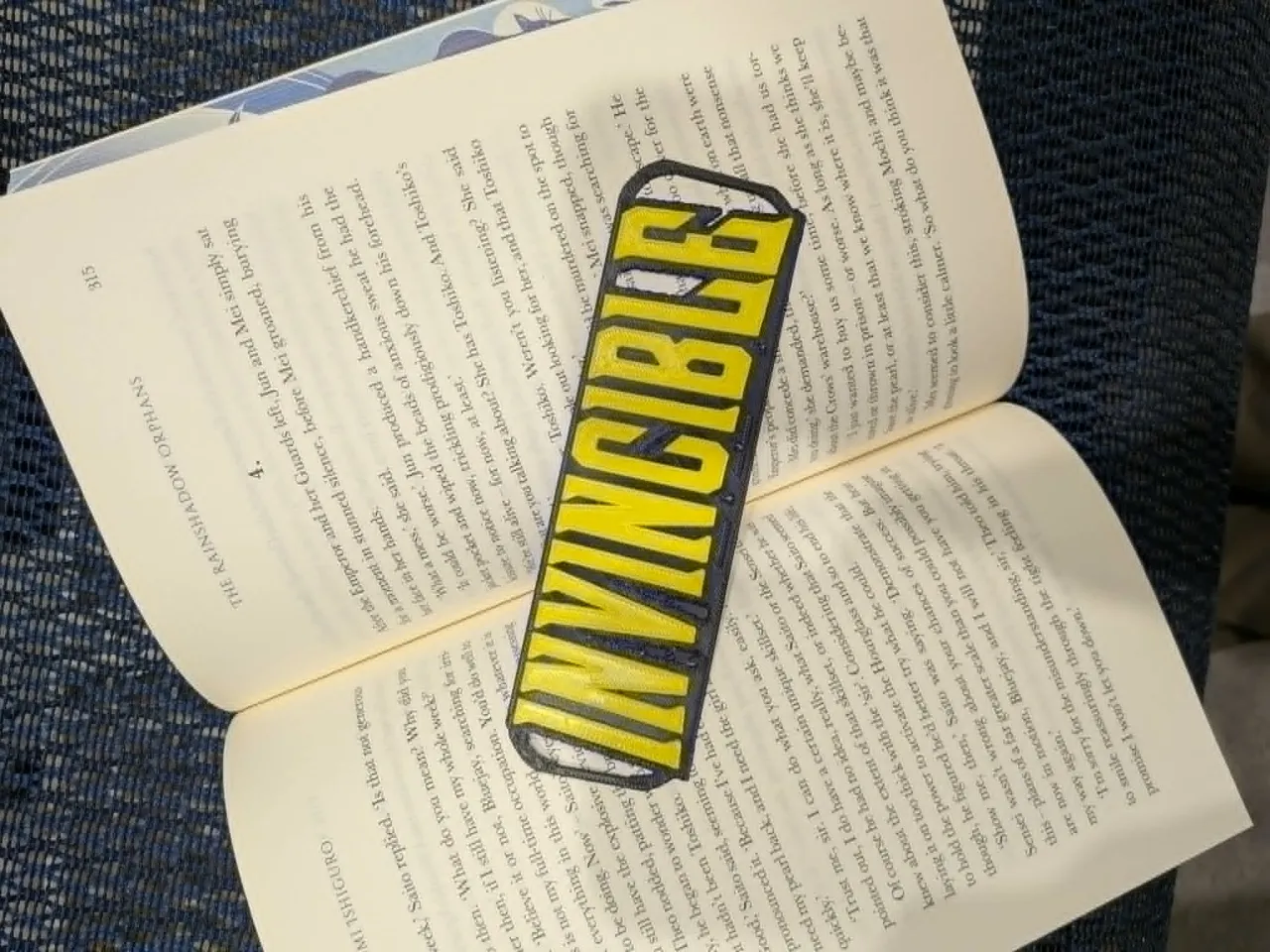 Invincible Bookmark view 2