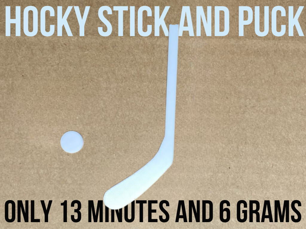 Hockey Stick With Puck Fidget 